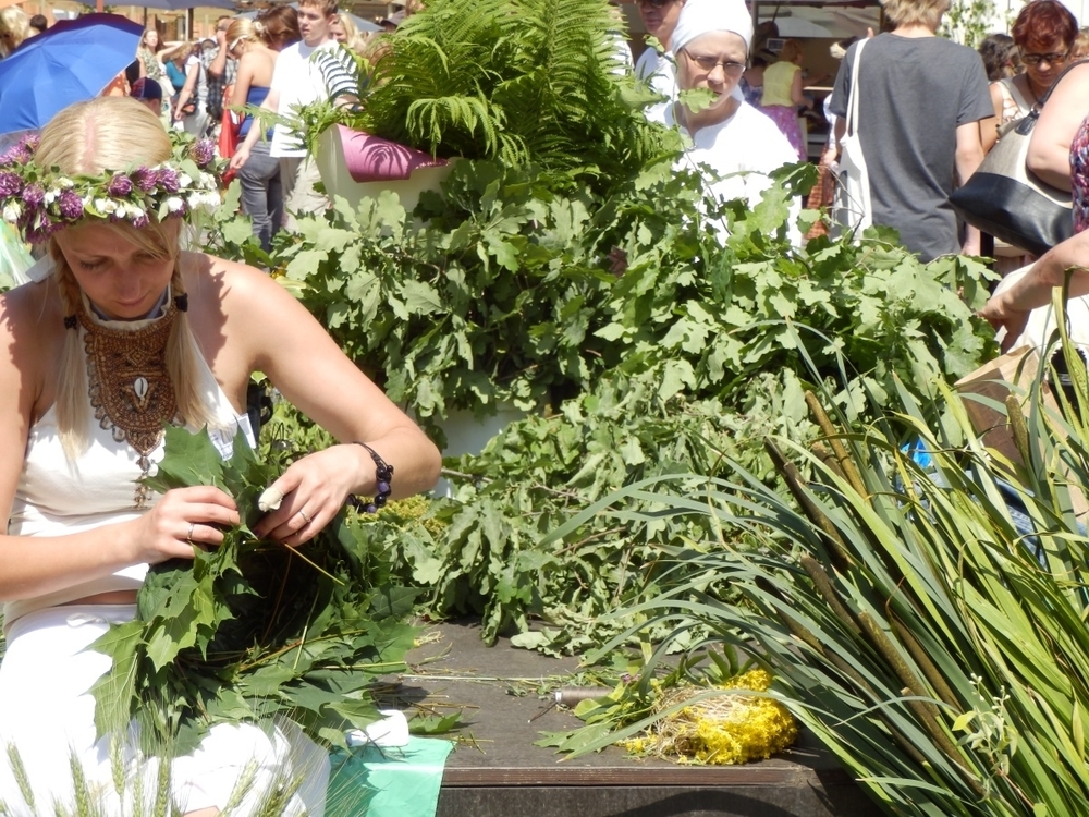 Ligo! market in Old Riga Dome Square